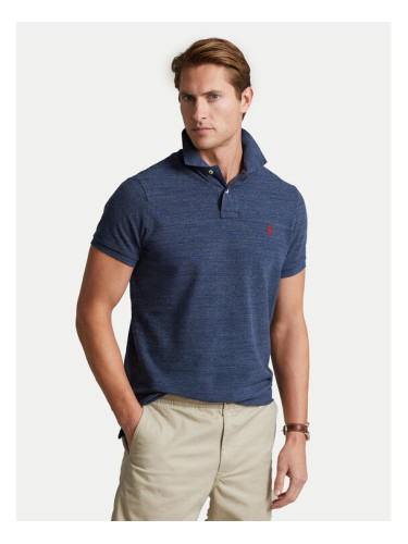 Polo Ralph Lauren Тениска с яка и копчета 710548797012 Син Slim Fit