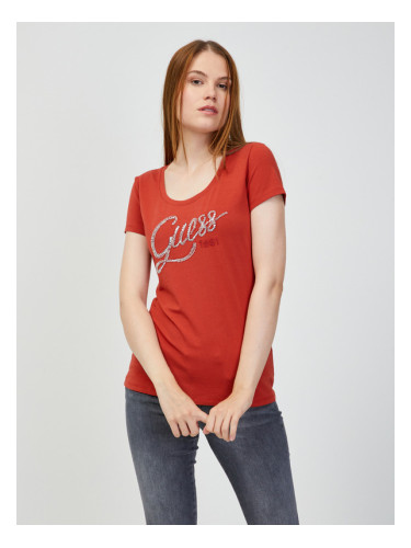 Guess Bryanna T-shirt Cherven