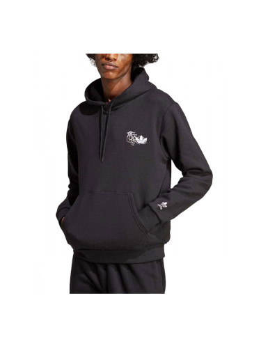 ADIDAS Originals Graphics Hack The Elite Hoodie Black