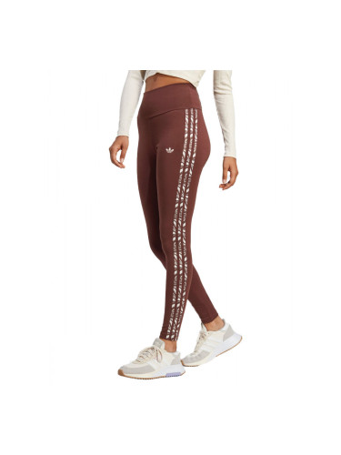 ADIDAS Originals Abstract Animal Print Leggings Brown