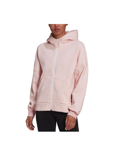 ADIDAS Sportswear Studio Louge Full-Zip Hoodie Pink