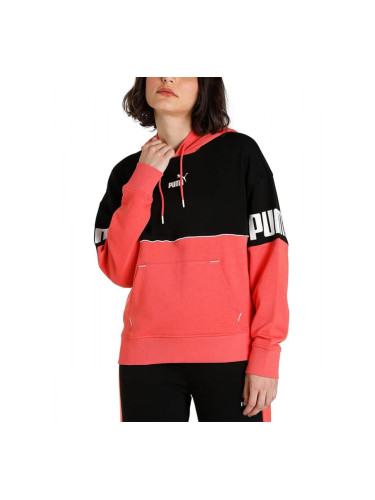 PUMA Power Colorblock Hoodie Red/Black