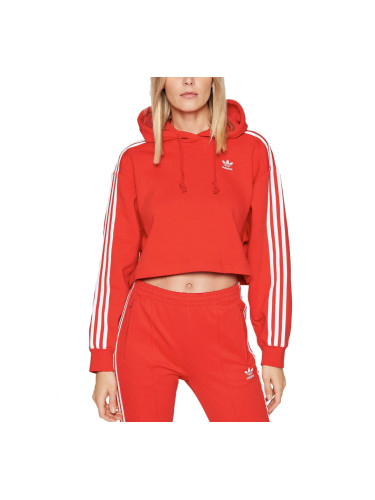 ADIDAS Originals Adicolor Classics Crop Hoodie Red