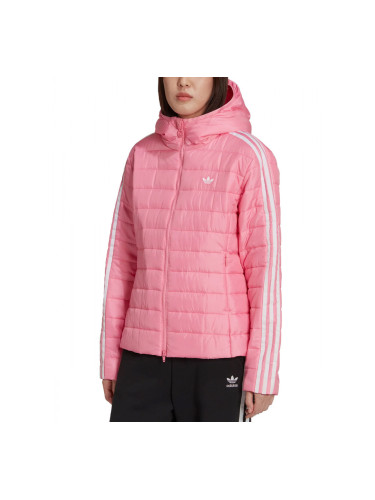 ADIDAS Hooded Premium Slim Jacket Pink