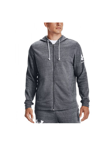 UNDER ARMOUR Rival Terry Full Zip Hoodie Grey