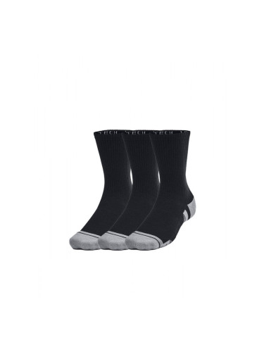 UNDER ARMOUR 3-Packs Performance Tech Crew Socks Black/Grey