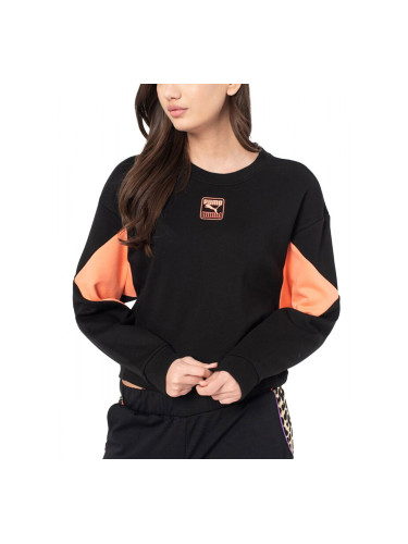 PUMA Rebel Crew Tr Blouse Black