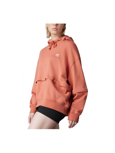 ADIDAS Always Original Snap-Button Hoodie Orange