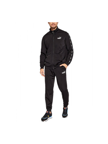 PUMA Tape Poly Tracksuit Black 