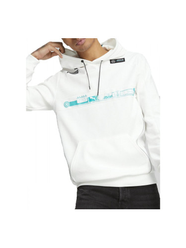 PUMA x Mercedes Amg Petronas F1 Team Hamilton Russell Hoodie White