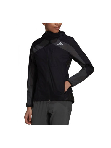 ADIDAS Adizero Marathon Running Jacket Black/Grey