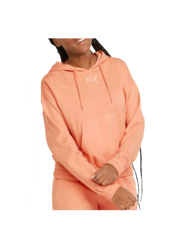 PUMA Her Training Hoodie Peach Pink