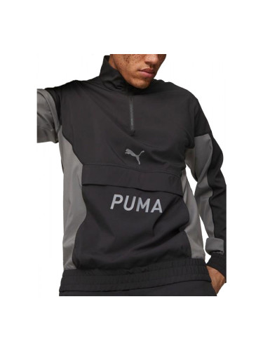 PUMA Fit Woven Half-Zip Training Jacket Black