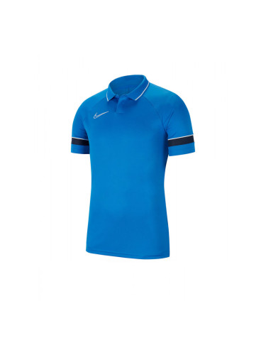 NIKE Dri-Fit Academy 21 Short Sleeve Polo Blue