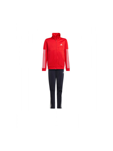 ADIDAS Team 3-Stripes Full-Zip Tricot Tracksuit Red/Navy