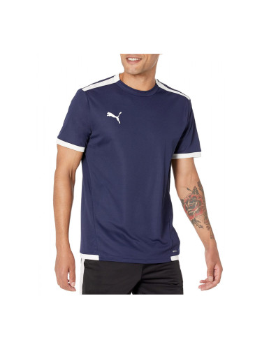 PUMA TeamLIGA Football Tee Navy