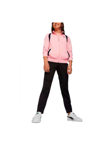 PUMA Tricot Full-Zip Track Suit Pink/Black