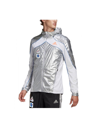 ADIDAS Marathon Nasa Space Hooded Jacket Matte Silver