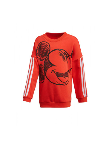 ADIDAS x Mickey Mouse Crew Sweatshirt Red