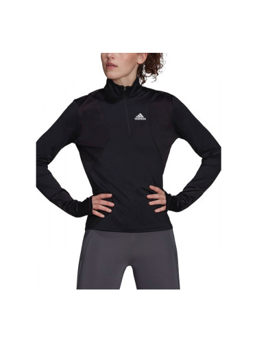 ADIDAS Own The Run 1/2 Zip Longsleeve Blouse Black