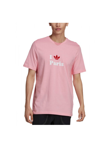 ADIDAS Paris Trefoil Tee Pink