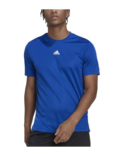 ADIDAS Aeroready Hiit Back 3-Stripes Training Tee Blue