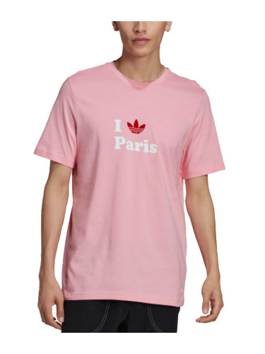 ADIDAS Paris Trefoil Tee Pink