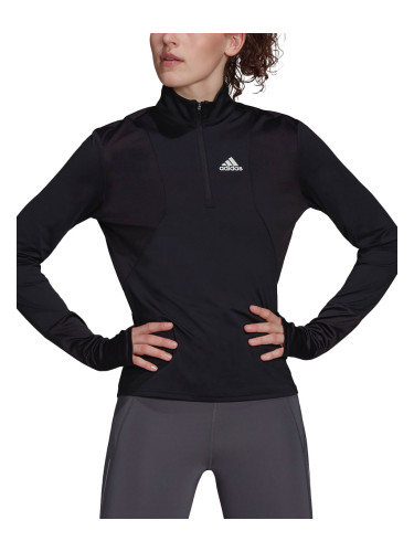 ADIDAS Own The Run 1/2 Zip Longsleeve Blouse Black