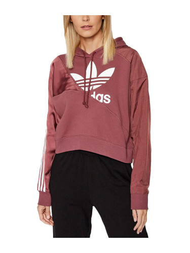 ADIDAS Originals Adicolor Split Trefoil Hoodie Dark Burgundy