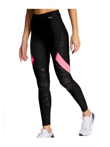 PUMA Ultraform High Waist Full Length Printed Running Leggings Black