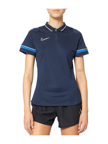 NIKE Dri-Fit Academy 21 Short Sleeve Polo Navy