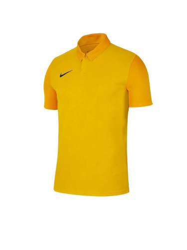 NIKE Trophi IV Short Sleeve Polo Yellow