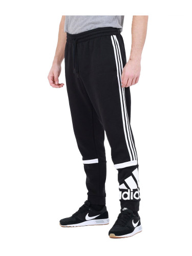 ADIDAS Essentials Logo Colorblock Cuffed Pants Black