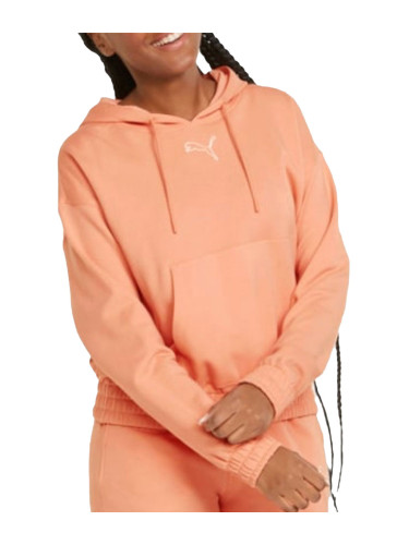 PUMA Her Training Hoodie Peach Pink