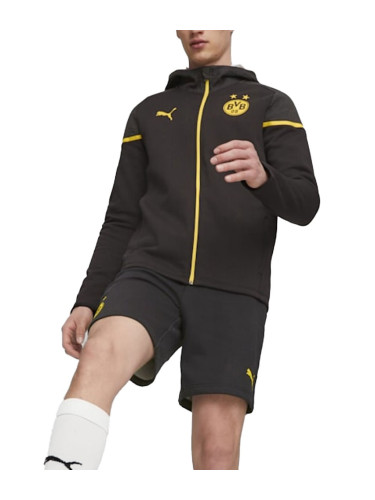 PUMA x Borussia Dortmund Football Casuals Hooded Jacket Black/Yellow