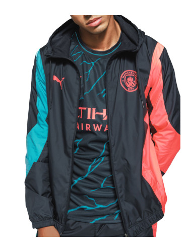 PUMA x Manchester City FC Pre-match Anthem Jacket Dark Navy/Multi