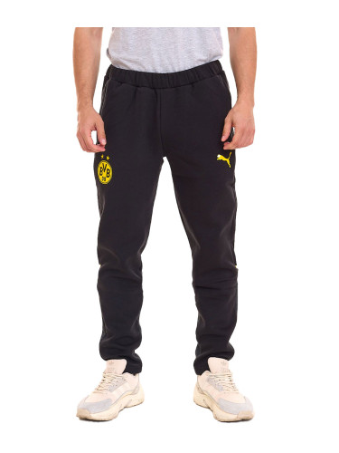 PUMA x Borussia Dortmund Football Casuals Pants Black/Yellow