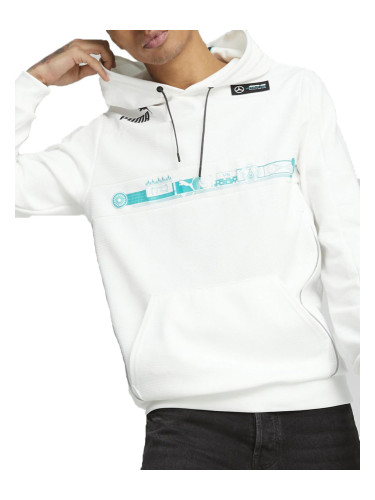 PUMA x Mercedes Amg Petronas F1 Team Hamilton Russell Hoodie White