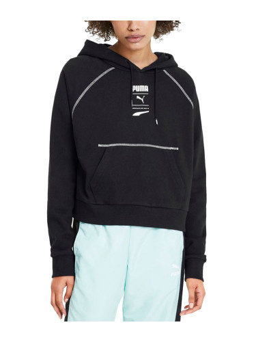 PUMA Recheck Pack Graphic Hoodie Black