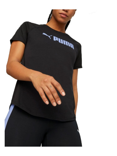 PUMA Fit Logo Traiing Tee Black