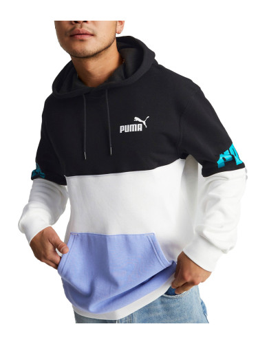 PUMA Power Colourblock Hoodie Multicolor