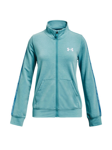 UNDER ARMOUR Rival Terry Taped FZ Hoodie Blue