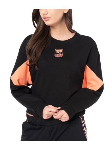 PUMA Rebel Crew Tr Blouse Black