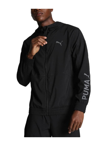 PUMA Fit Woven Training Jacket Black