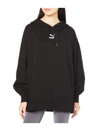 PUMA Classics Oversized Hoodie Black