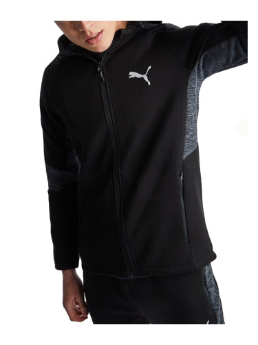 PUMA Evostripe Full Zip Hoodie Black