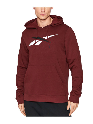 REEBOK Training Essentials Vector Hoodie Burgundy