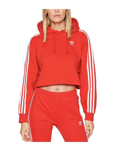 ADIDAS Originals Adicolor Classics Crop Hoodie Red