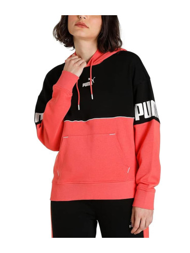 PUMA Power Colorblock Hoodie Red/Black