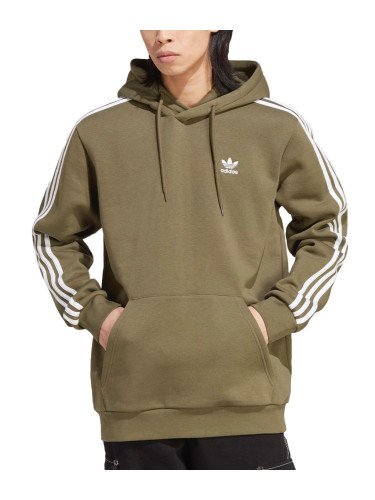 ADIDAS Originals 3-Stripes Hoodie Green